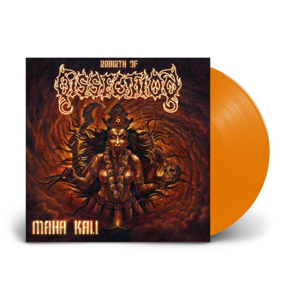 DISSECTION - Maha Kali · ORANGE 7" EP (Black Metal Vinyl)