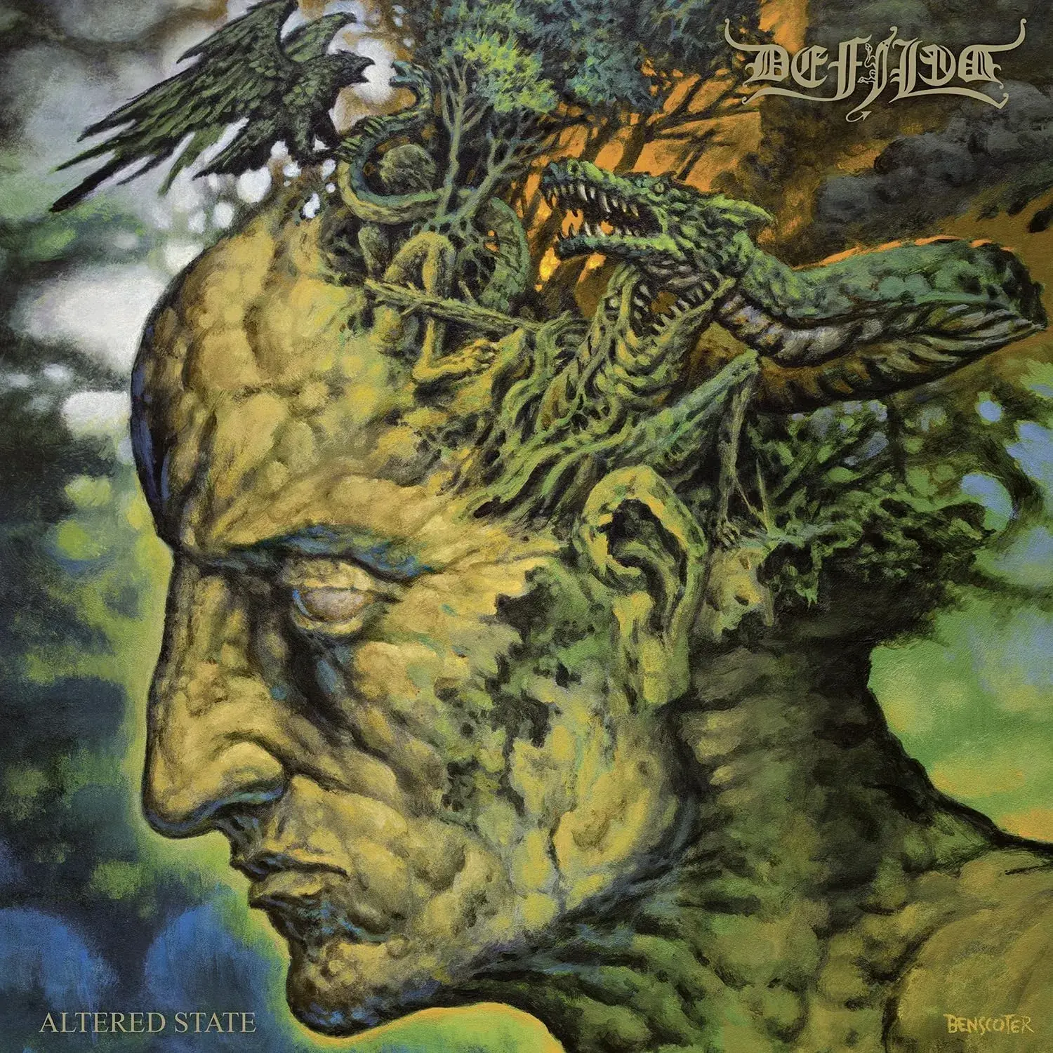 DEFILED · Altered State | TRANSPARENT YELLOWISH GREEN LP (Death Metal Vinyl) · Bild 1