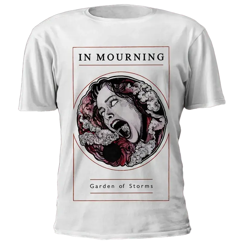 IN MOURNING - Garden of Storms White · T-SHIRT IN MOURNING - Garden of Storms White · T-SHIRT (Death Metal/Doom Metal/Progressive Metal Clothes)