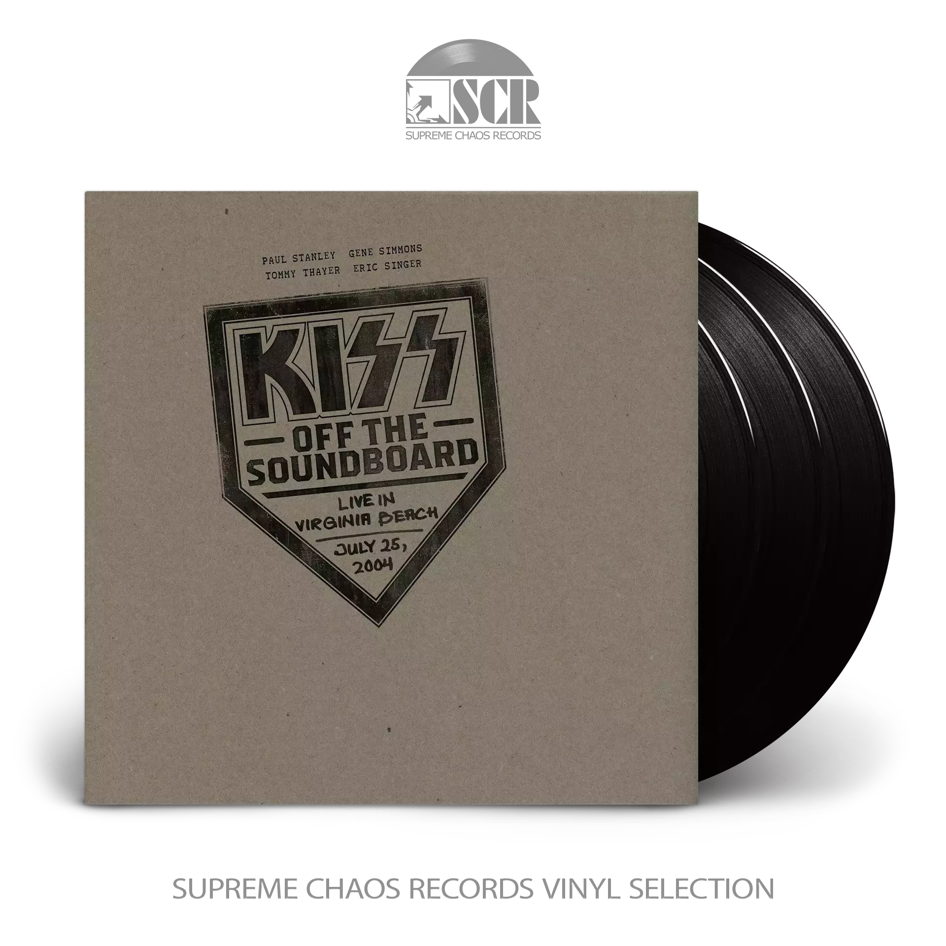 KISS - Off The Soundboard: Live In Virgina Beach 2004 · BLACK 3LP (Hard Rock Vinyl)