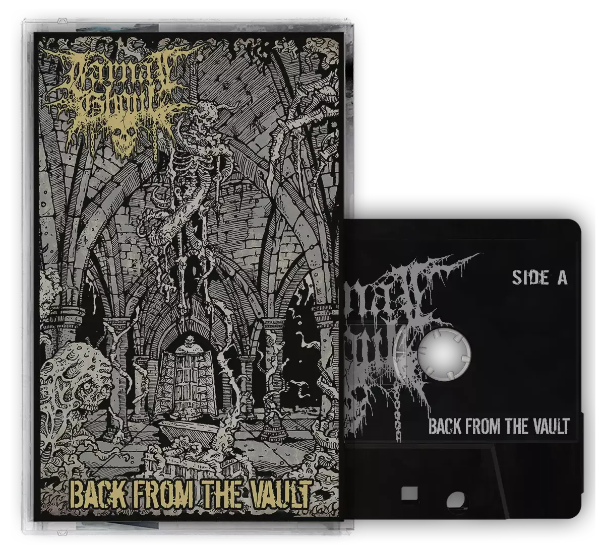 CARNAL GHOUL - Back From The Vault · BLACK TAPE CARNAL GHOUL - Back From The Vault · BLACK TAPE (Death Metal Tapes)