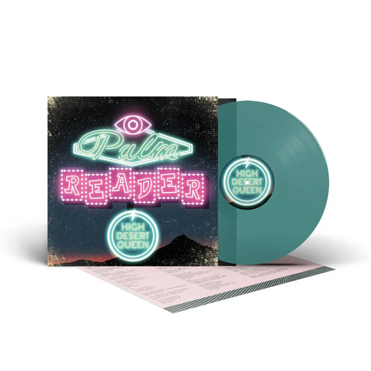 HIGH DESERT QUEEN · Palm Reader | TRANSPARENT GREEN LP · Bild 2 HIGH DESERT QUEEN · Palm Reader | TRANSPARENT GREEN LP (Stoner Rock Vinyl) · Bild 2