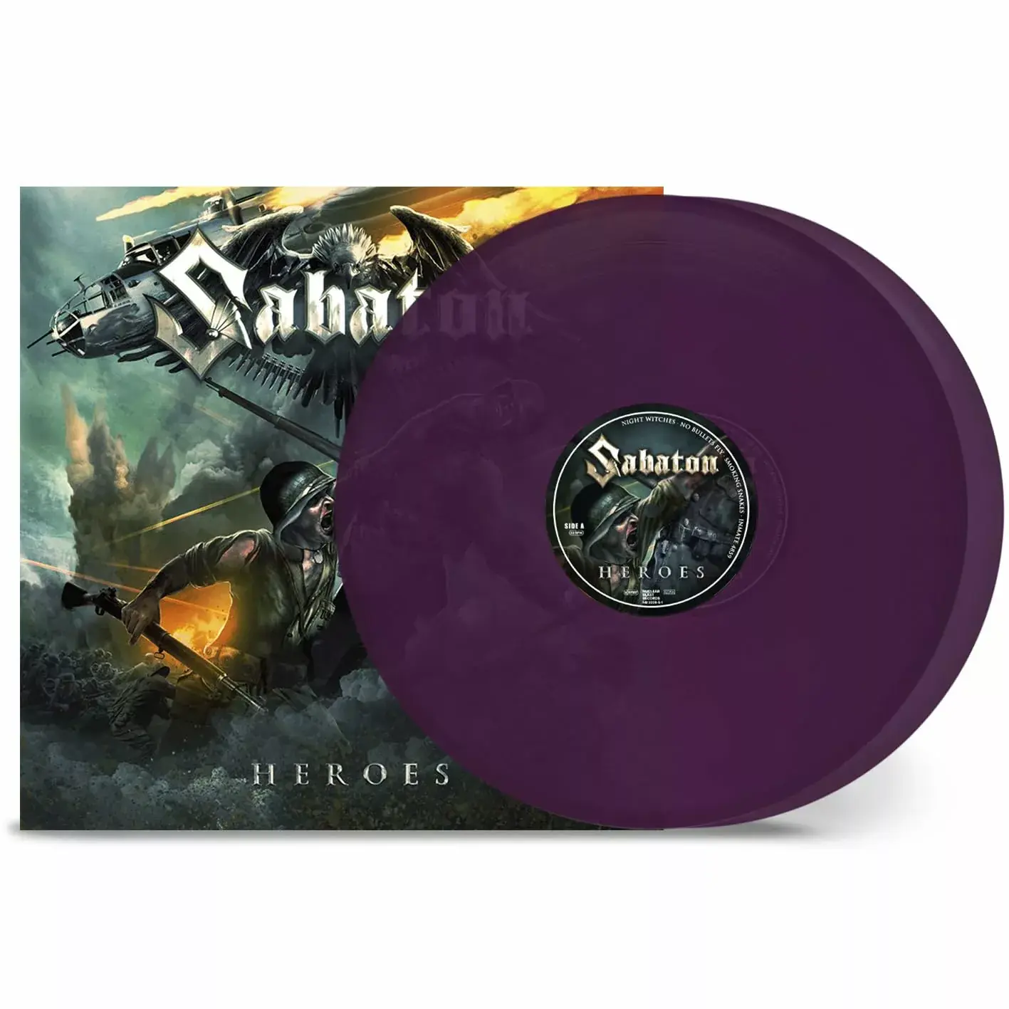 SABATON - Heroes · TRANSPAREN VIOLET 2LP (Heavy Metal Vinyl)