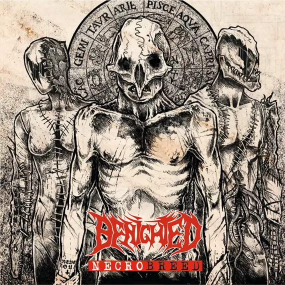 BENIGHTED - Necrobreed · RED MARBLED LP (Death Metal Vinyl) · Bild 1