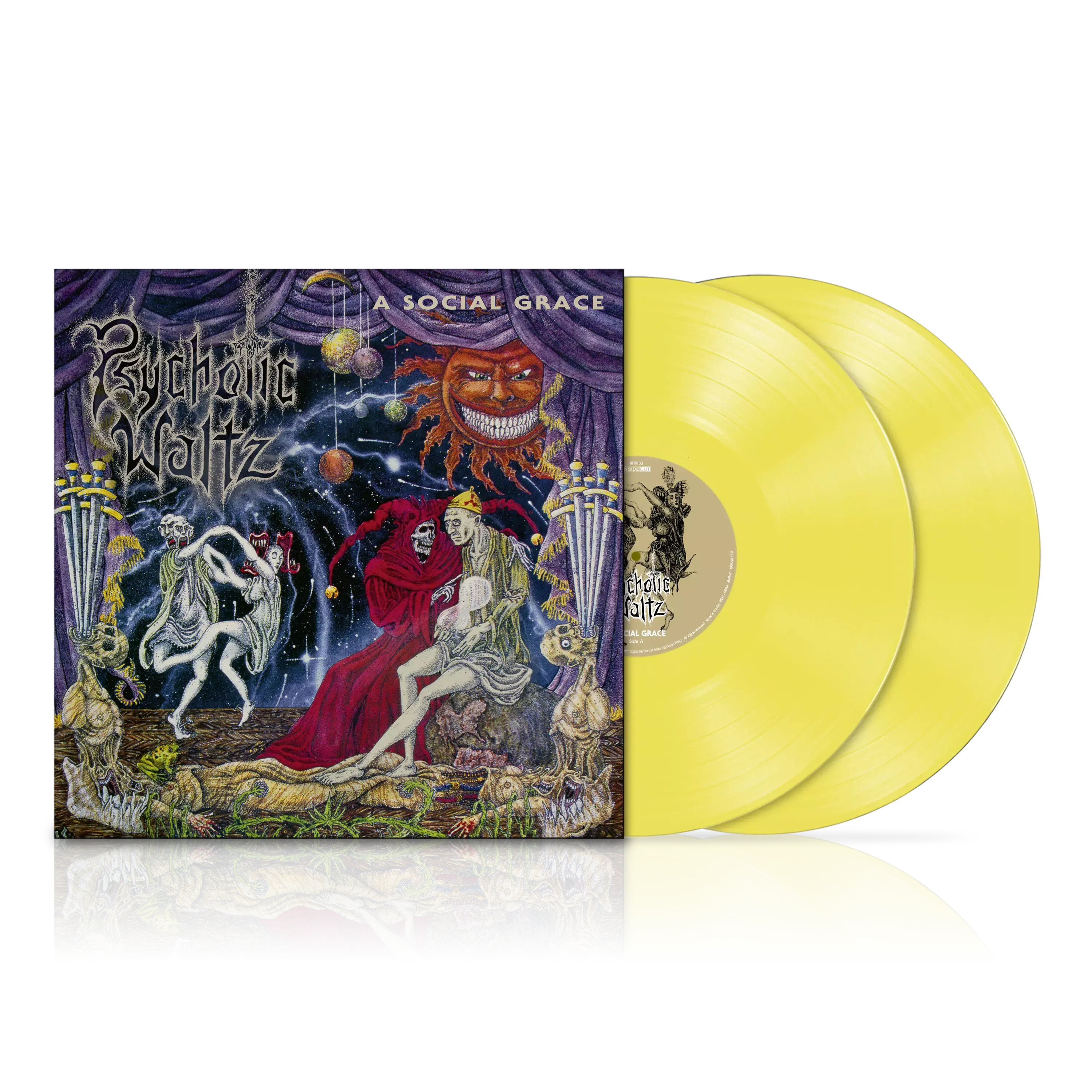 PSYCHOTIC WALTZ - A Social Grace (Re-Issue 2024) · LEMON 2LP (Progressive Metal Vinyl)