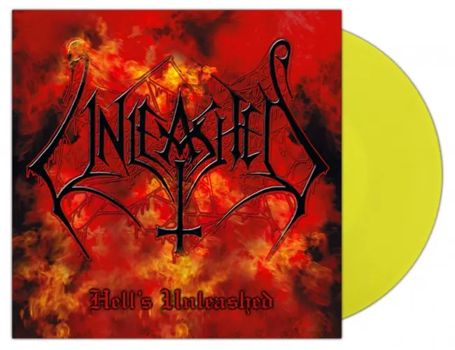 UNLEASHED - Hell's Unleashed · EMP YELLOW LP (Death Metal Vinyl)
