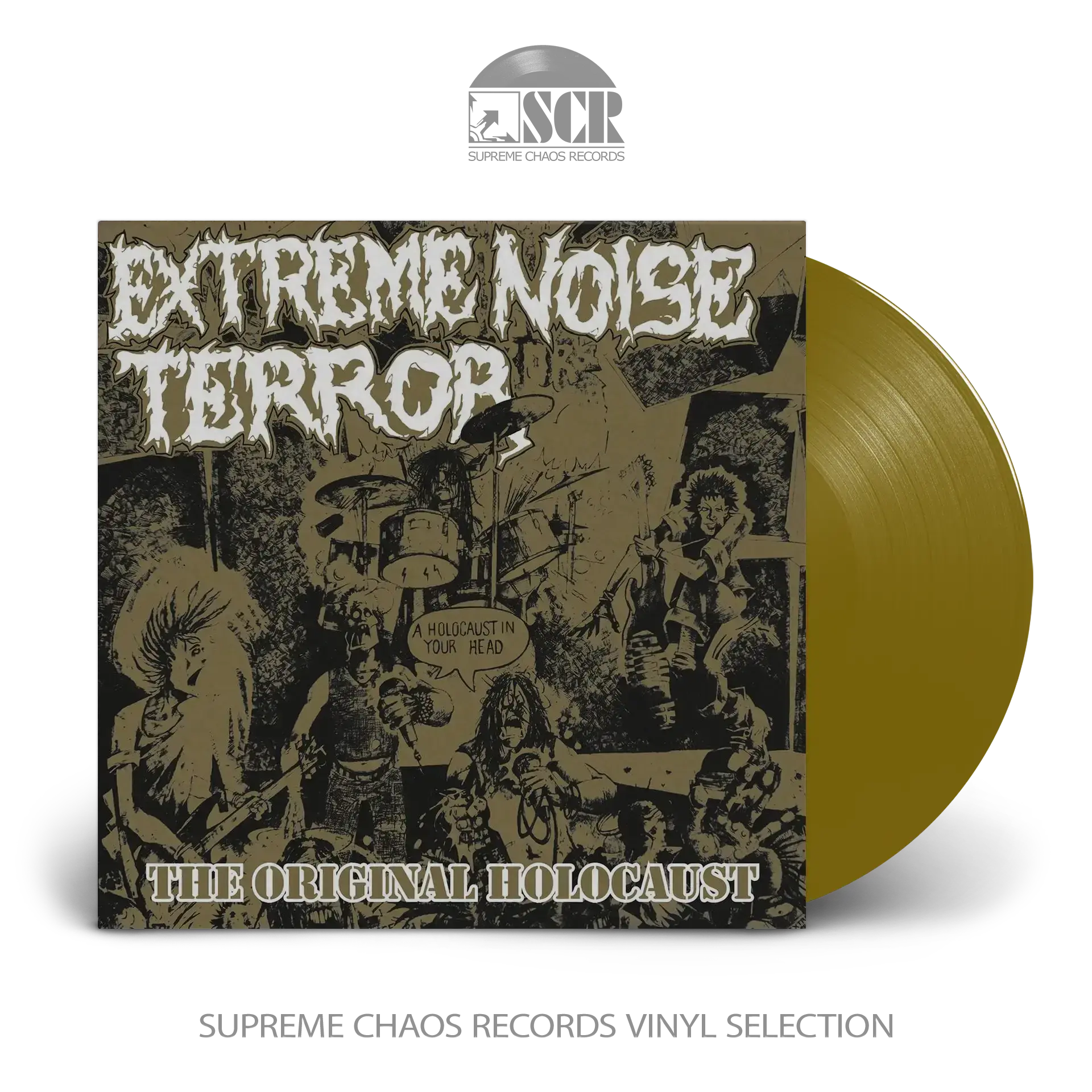 EXTREME NOISE TERROR · Holocaust In Your Head - The Original Holocaust | GOLD LP (Crust Punk/Grindcore Vinyl)