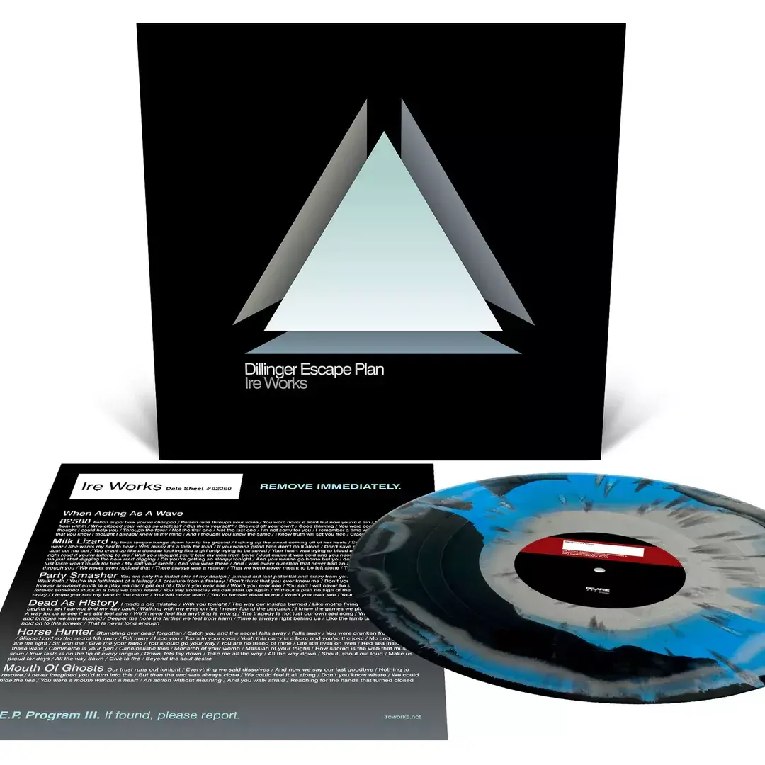 THE DILLINGER ESCAPE PLAN - Ire Works · TRI-COLOR MERGE WITH SPLATTER LP