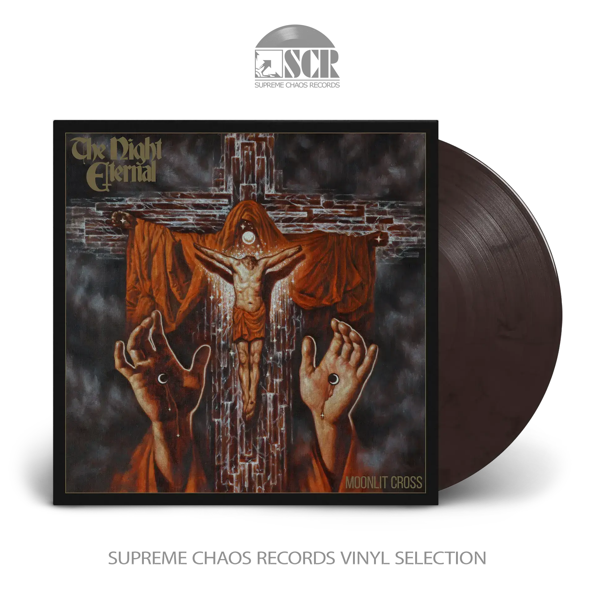 THE NIGHT ETERNAL · Moonlit Cross | DARK SMOKE LP THE NIGHT ETERNAL · Moonlit Cross | DARK SMOKE LP (Heavy Metal Vinyl)