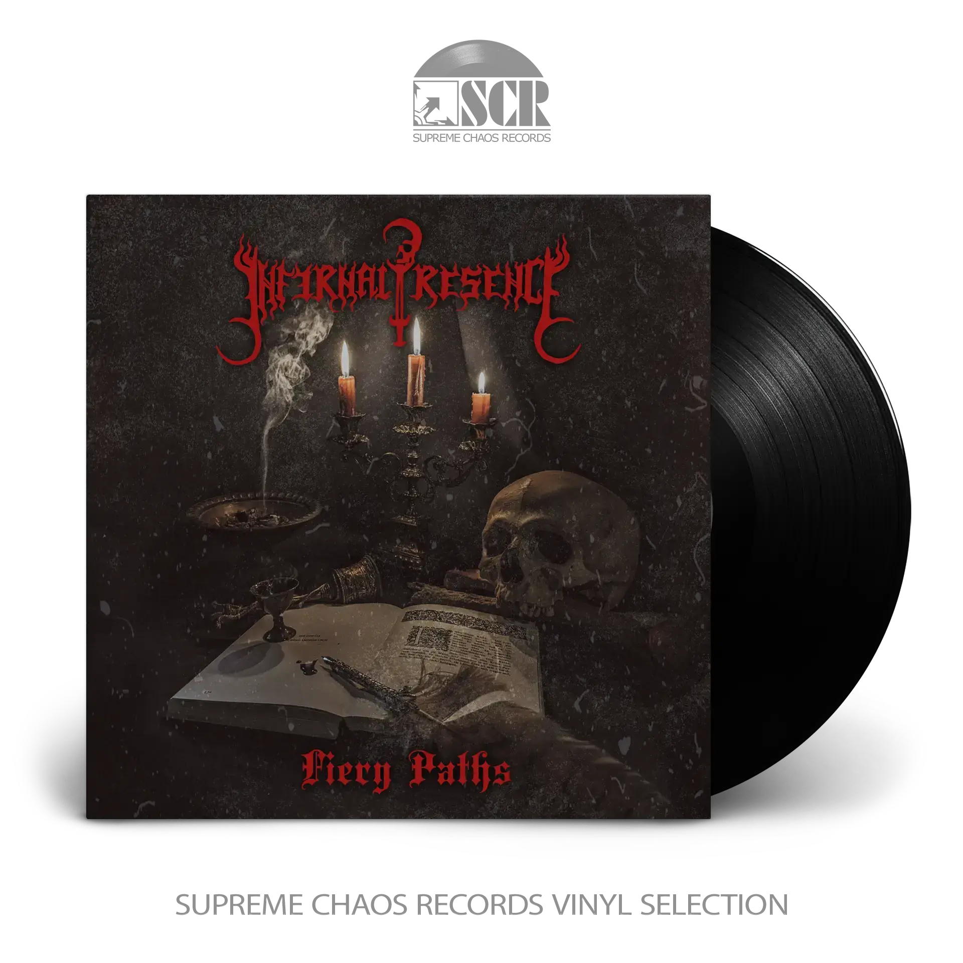 INFERNAL PRESENCE - Fiery Paths · BLACK LP INFERNAL PRESENCE - Fiery Paths · BLACK LP (Black Metal Vinyl)