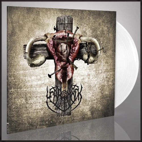 MERRIMACK · Omegaphilia | WHITE LP (Black Metal Vinyl)