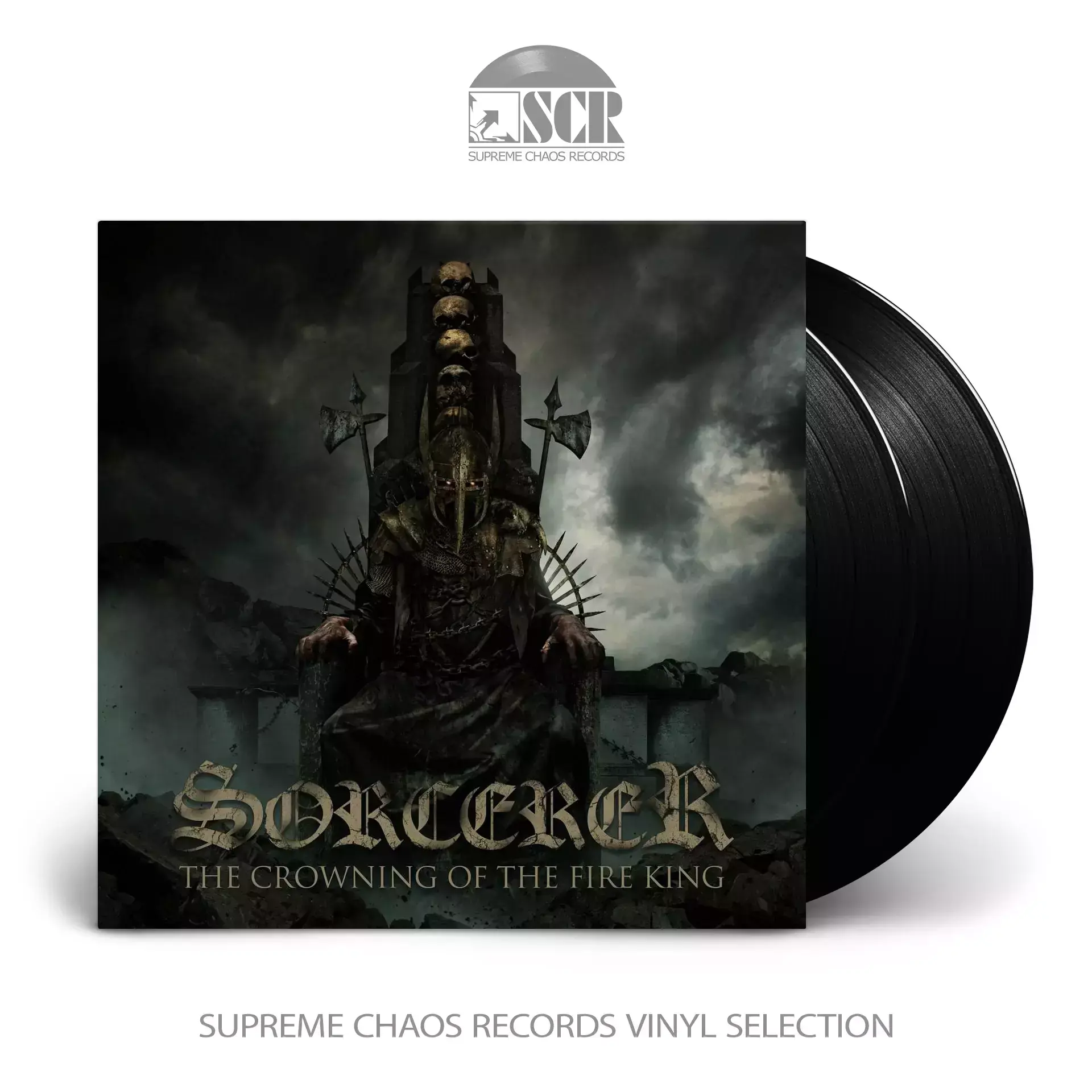 SORCERER - The Crowning Of The Fire King · BLACK 2LP (Heavy Metal/Doom Metal Vinyl)