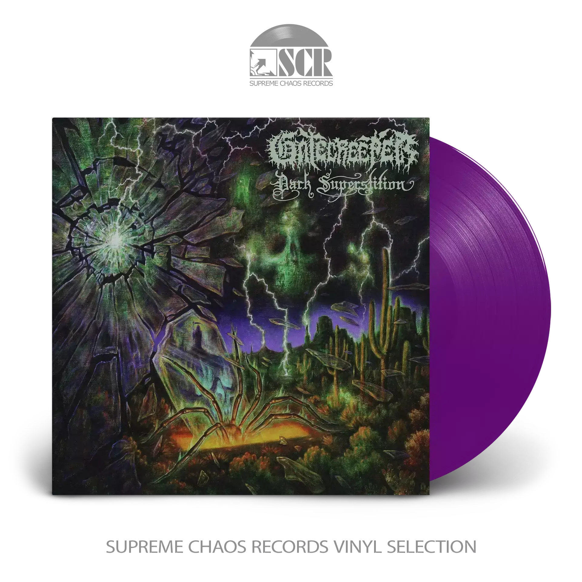 GATECREEPER - Dark Superstition · PURPLE LP (Death Metal Vinyl)