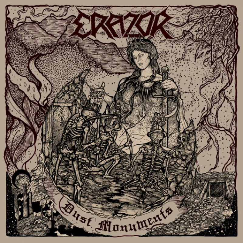 ERAZOR - Dust Monuments · BLACK LP · Bild 1 ERAZOR - Dust Monuments · BLACK LP (Thrash Metal Vinyl) · Bild 1