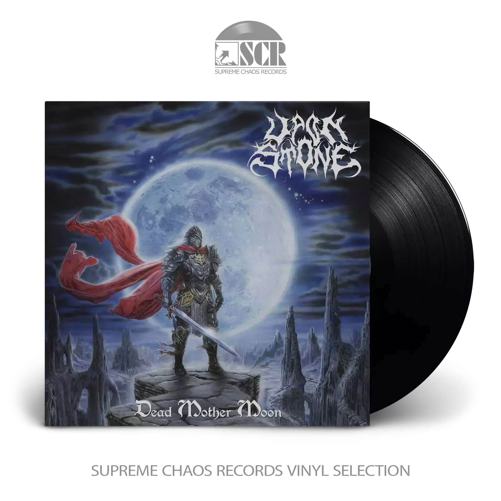 UPON STONE - Dead Mother Moon · BLACK LP (Melodic Death Metal Vinyl)