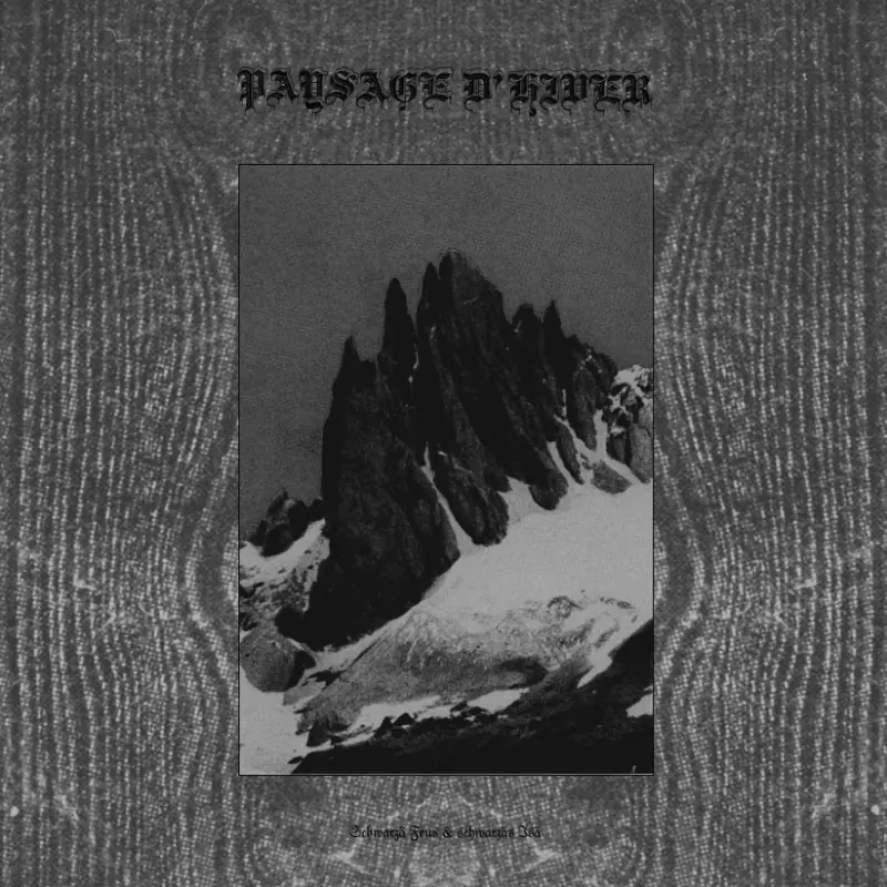 PAYSAGE D'HIVER / LUNAR AURORA - A Haudiga Fluag / Schwarzä Feus & Schwarzäs Isä · BLACK LP (Black Metal Vinyl) · Bild 1