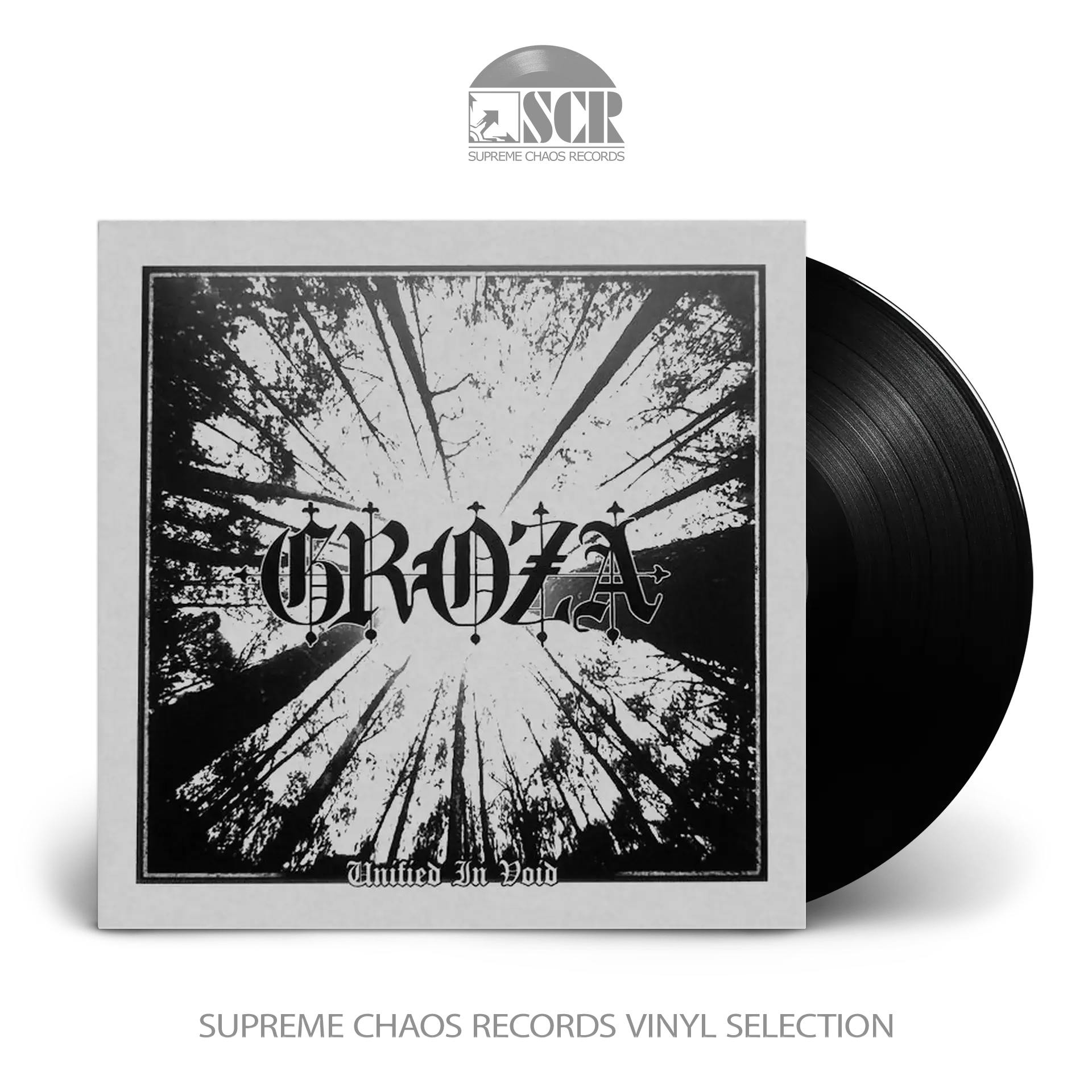 GROZA - Unified In Void · BLACK LP (Black Metal Vinyl)