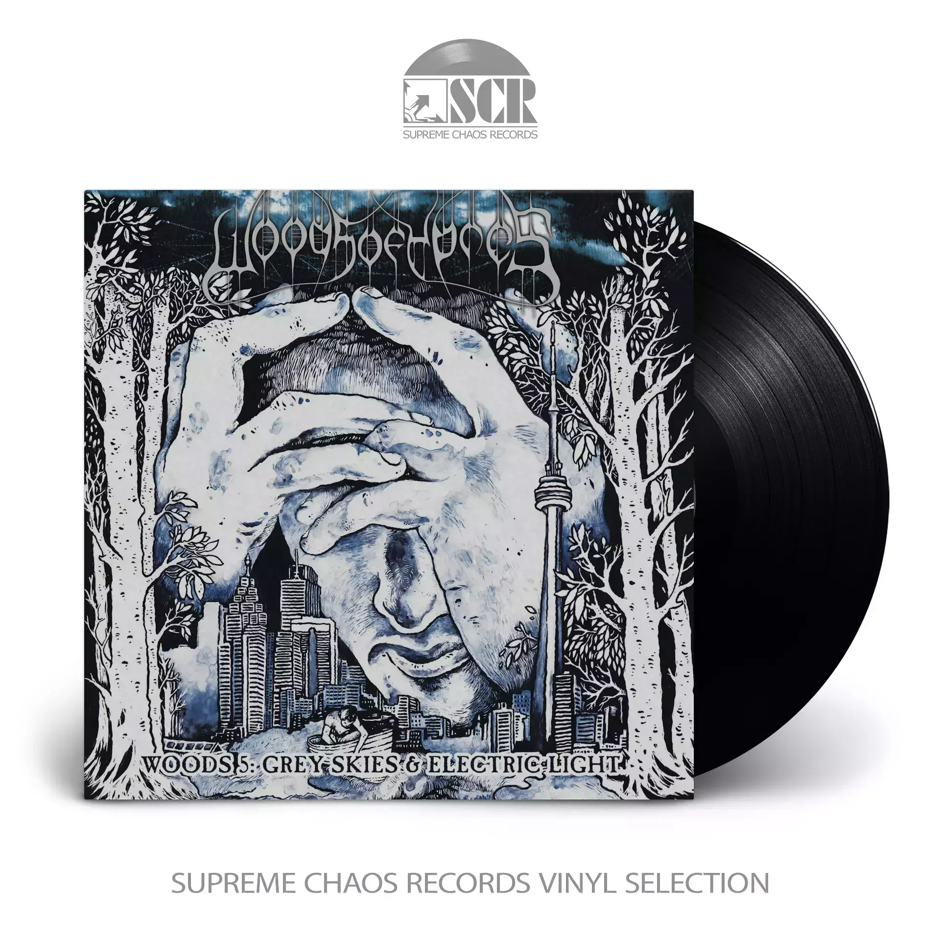 WOODS OF YPRES - Woods 5: Grey Skies & Electric Light · BLACK LP (Doom Metal Vinyl)