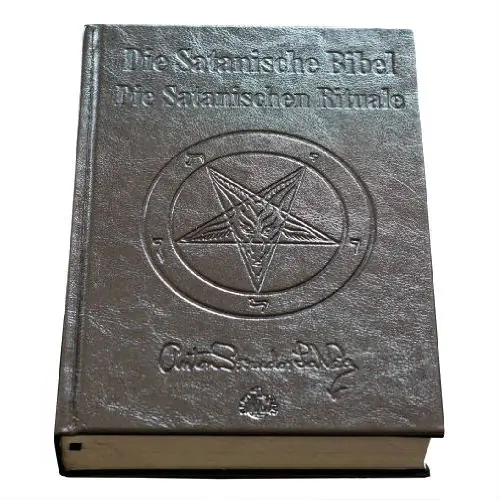 ANTON SZANDOR LAVEY - Die Satanische Bibel / Die Satanischen Rituale · LEATHER EDITION BOOK ( Others)