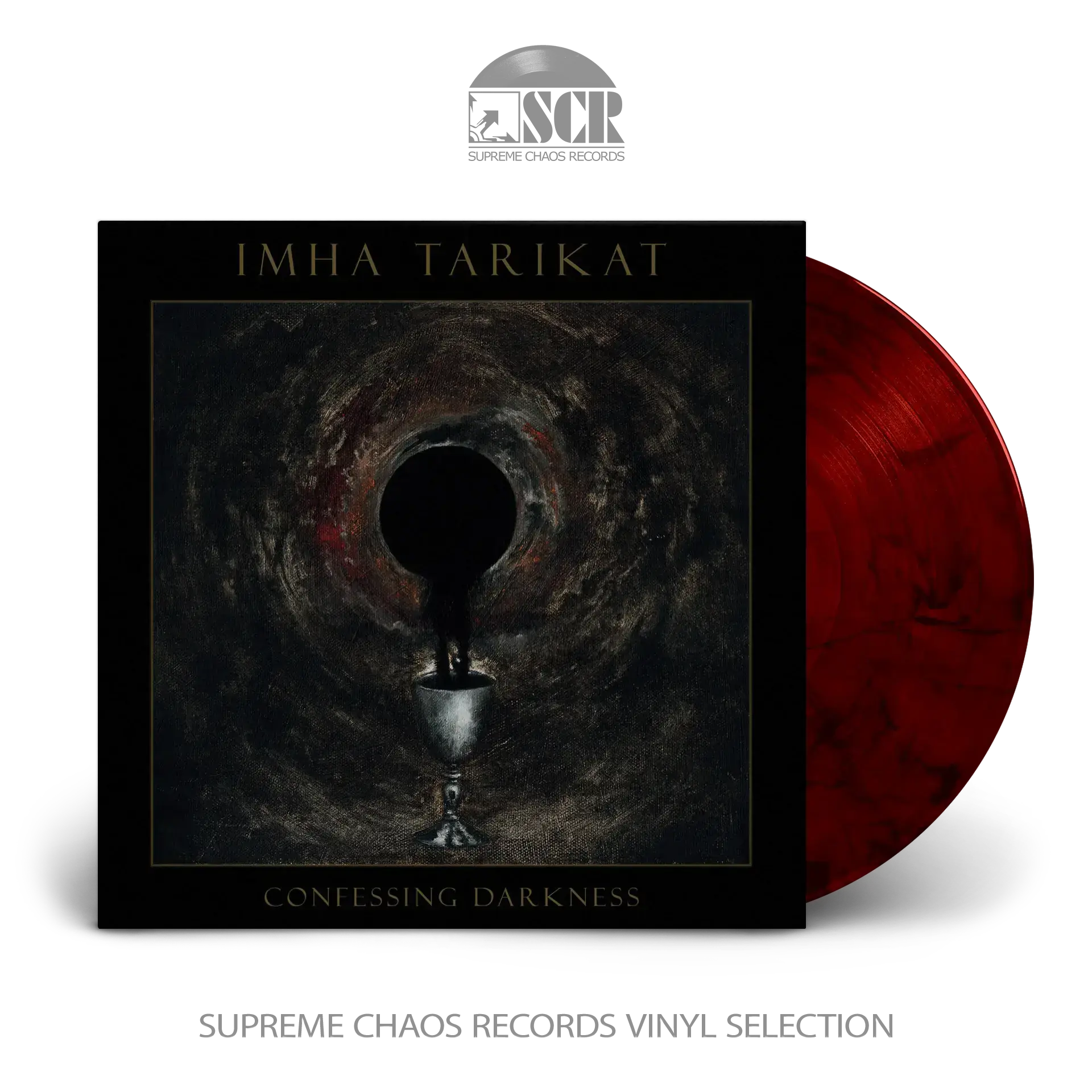 IMHA TARIKAT - Confessing Darkness · RED/BLACK LP (Black Metal Vinyl)