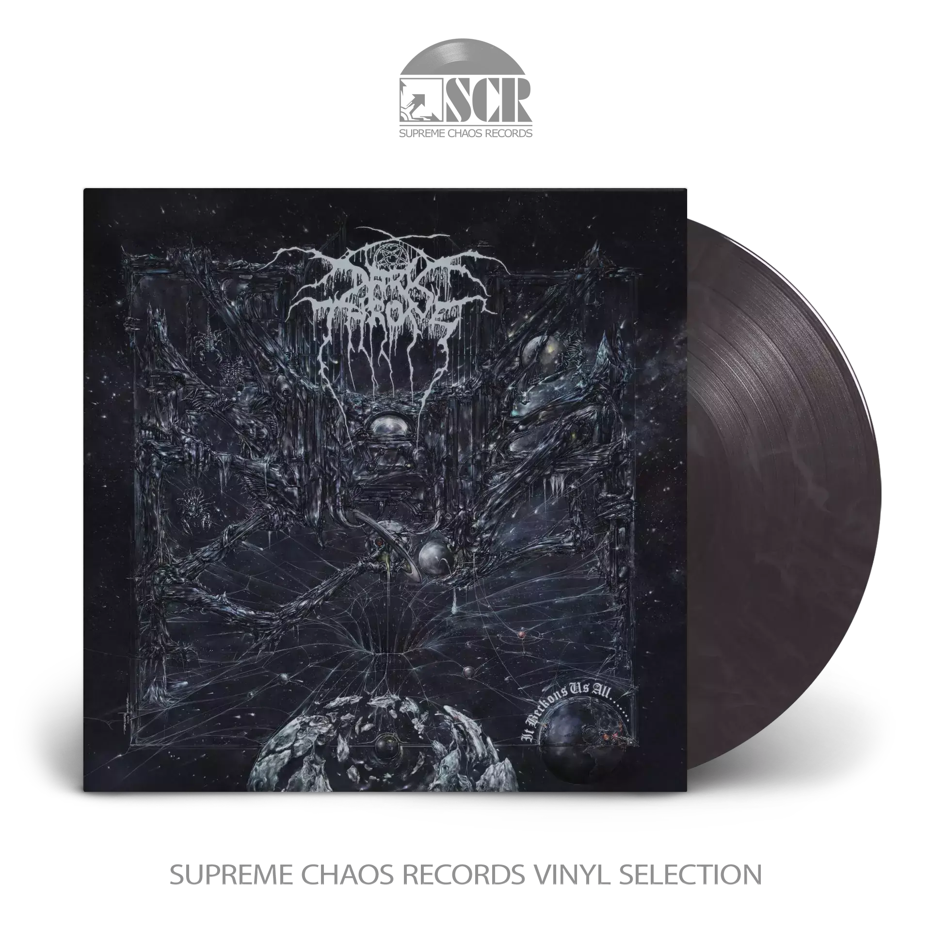 DARKTHRONE - It Beckons Us All · GREY MARBLED LP DARKTHRONE - It Beckons Us All · GREY MARBLED LP (Black Metal Vinyl)