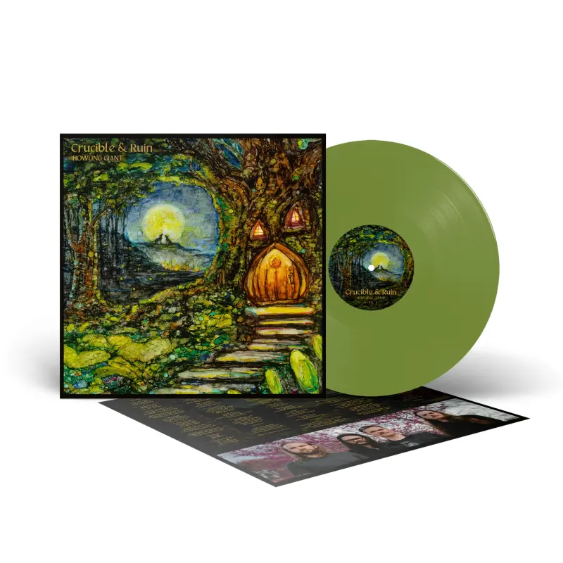 HOWLING GIANT - Crucible & Ruin · OLIVE GREEN LP (Psychedelic Rock/Doom Rock Vinyl) · Bild 2
