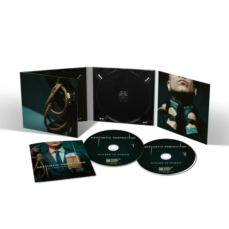 AESTHETIC PERFECTION · Closer to Human | DIGIPAK CD (Industrial/Electronic CDs) · Bild 1