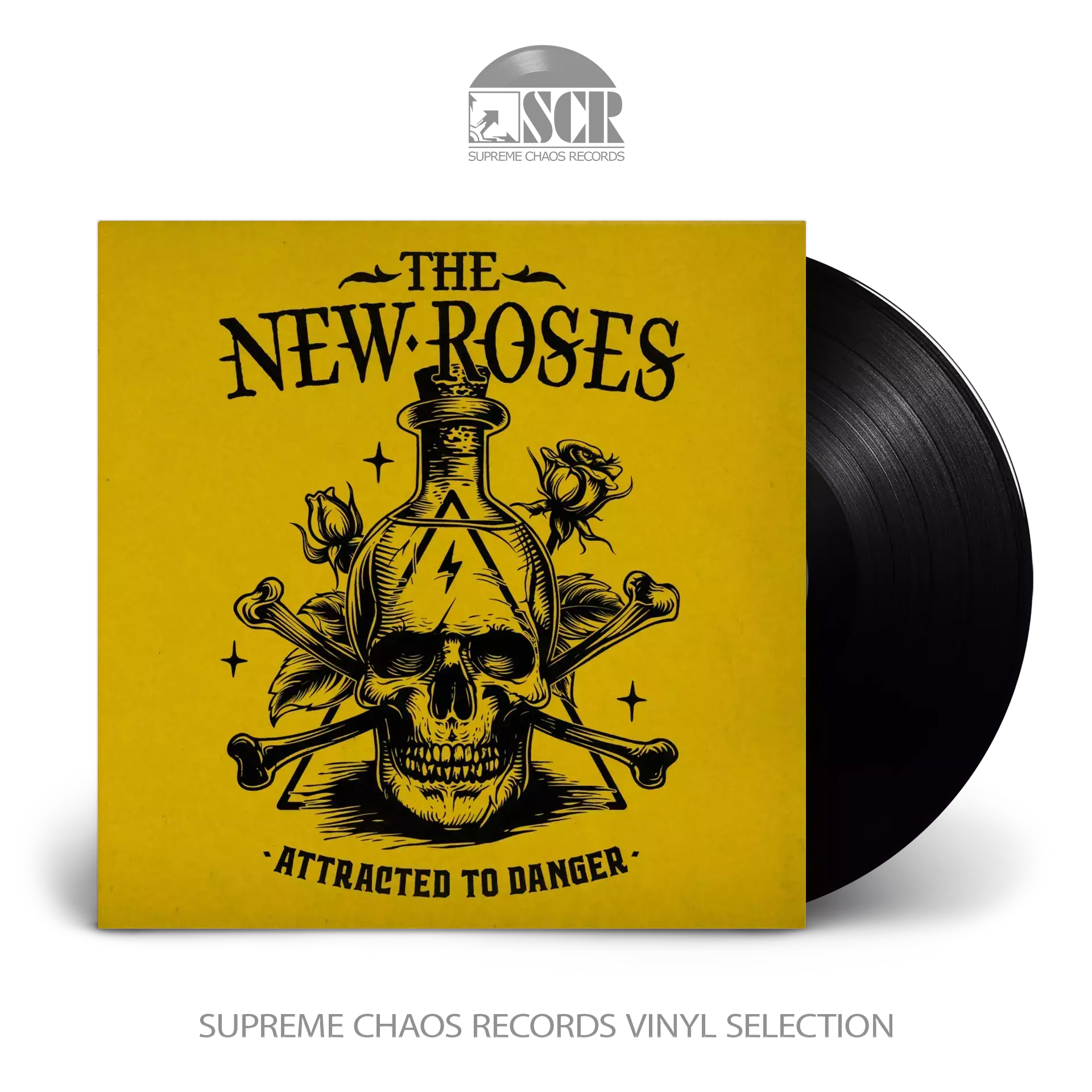 THE NEW ROSES · Attracted To Danger | BLACK LP THE NEW ROSES · Attracted To Danger | BLACK LP (Hard Rock Vinyl)
