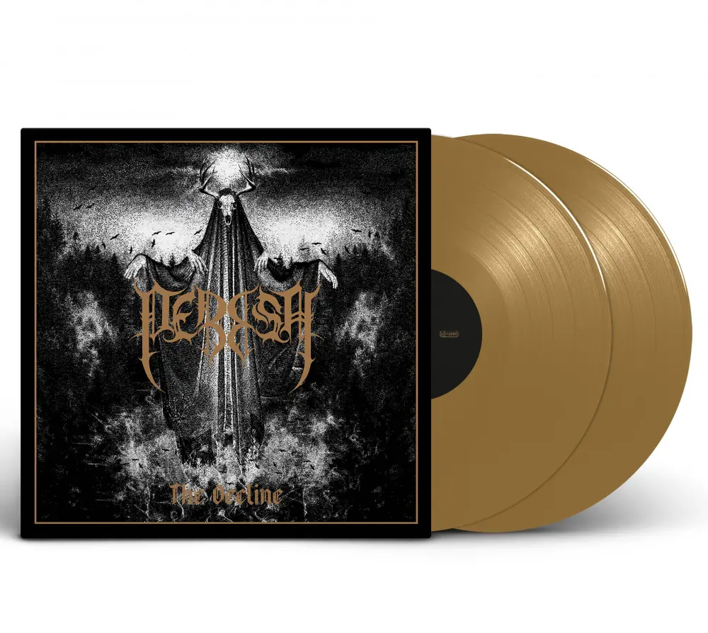 PERISH - The Decline · GOLD 2LP (Black Metal Vinyl)