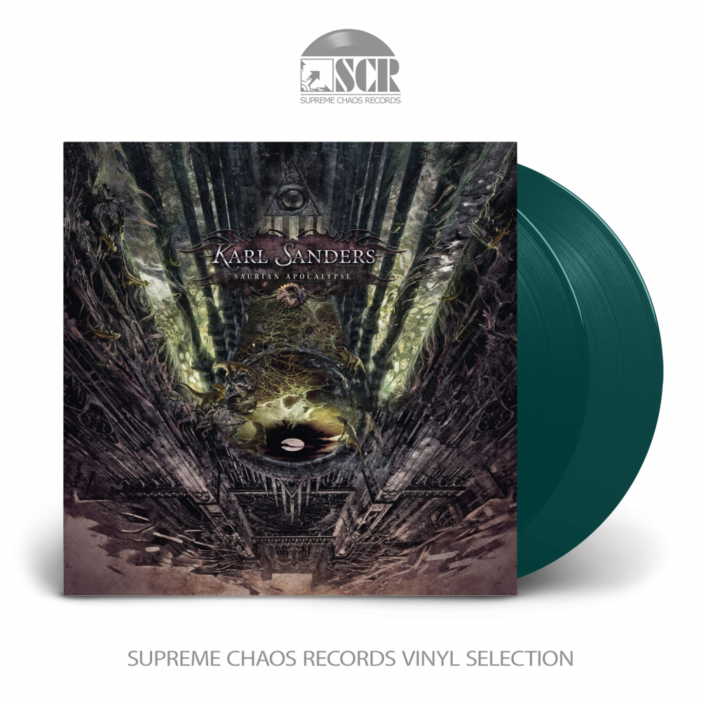 KARL SANDERS - Saurian Apocalypse · EVIL GREEN DLP (Rock Vinyl)