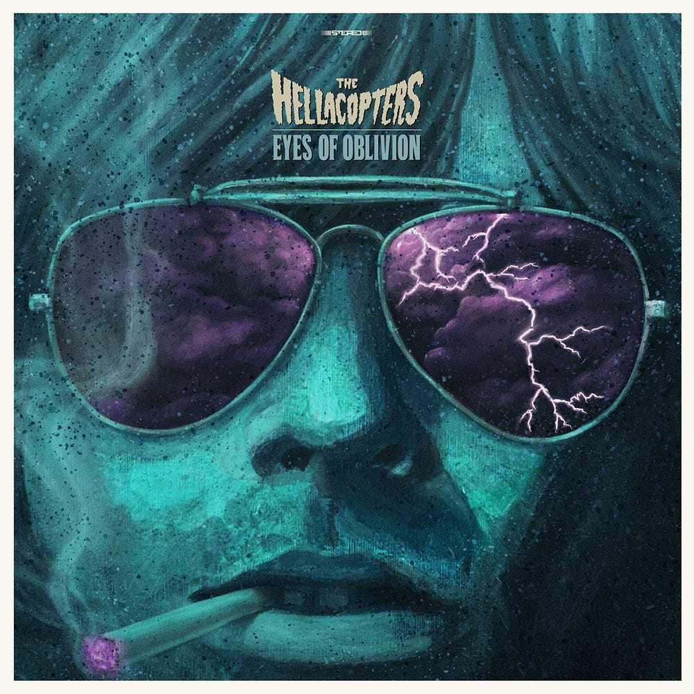 THE HELLACOPTERS - Eyes Of Oblivion · PURPLE/DARK GREEN LP (Hard Rock Vinyl) · Bild 1