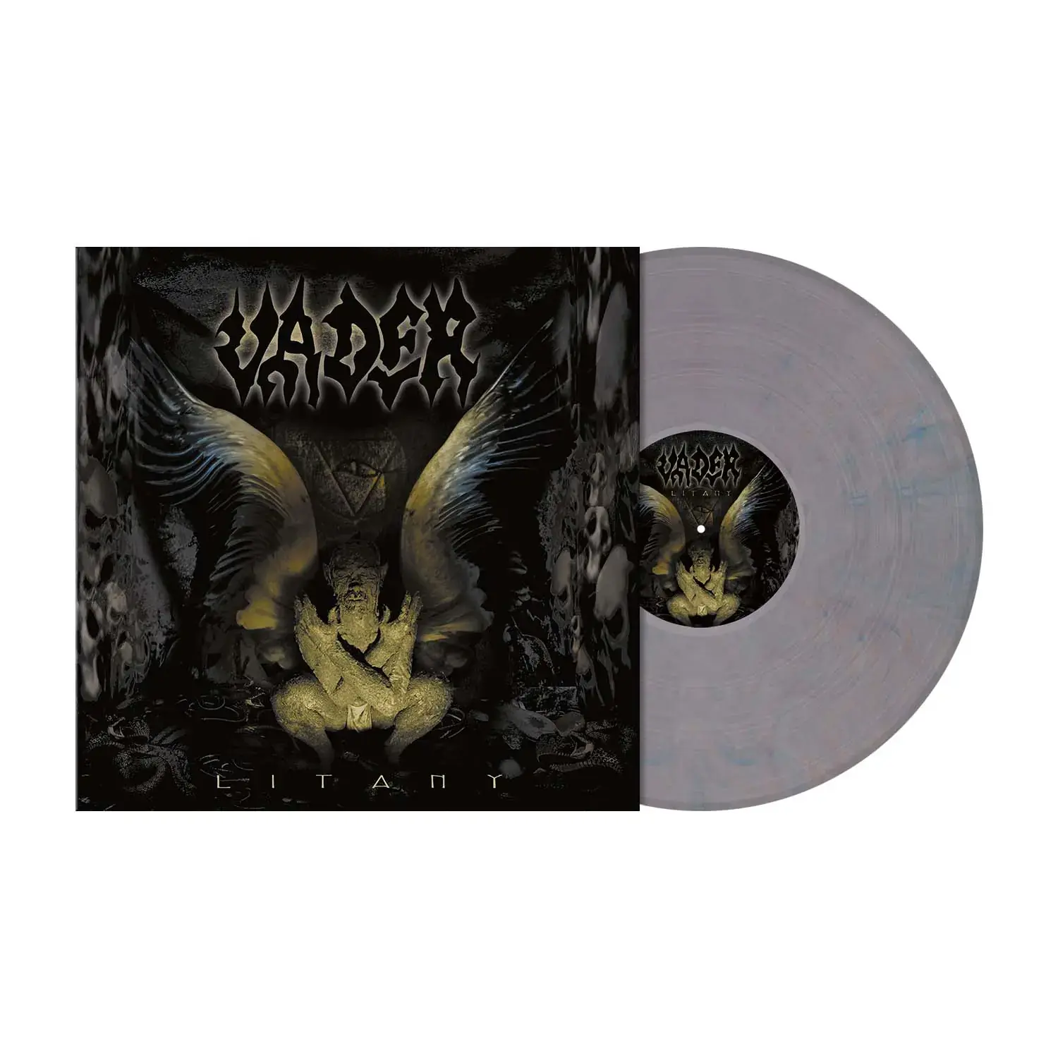 VADER - Litany · CLEAR/VIOLET MARBLED LP (Death Metal Vinyl)