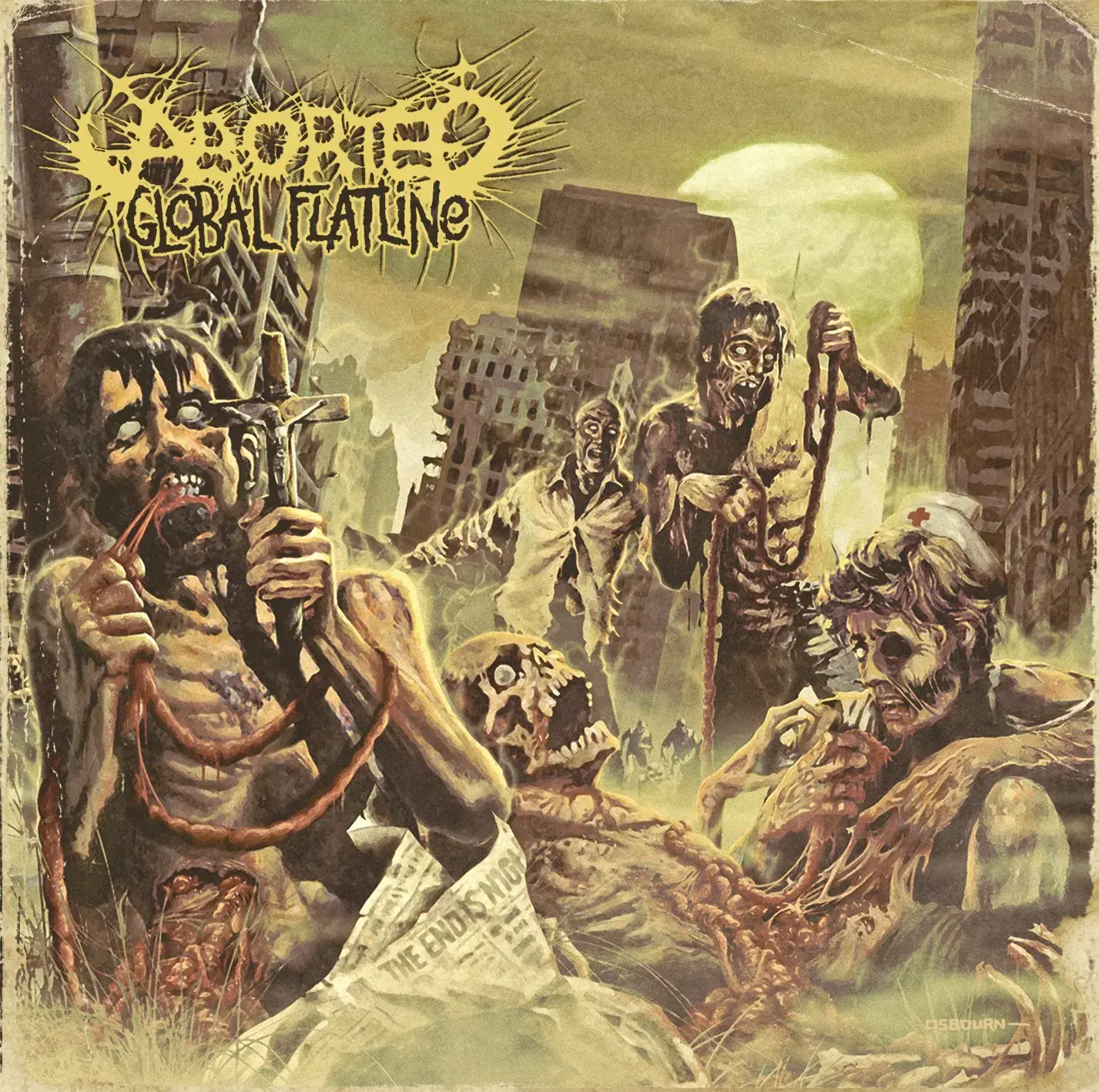 ABORTED · Global Flatline | CD ABORTED · Global Flatline | CD (Death Metal CDs)
