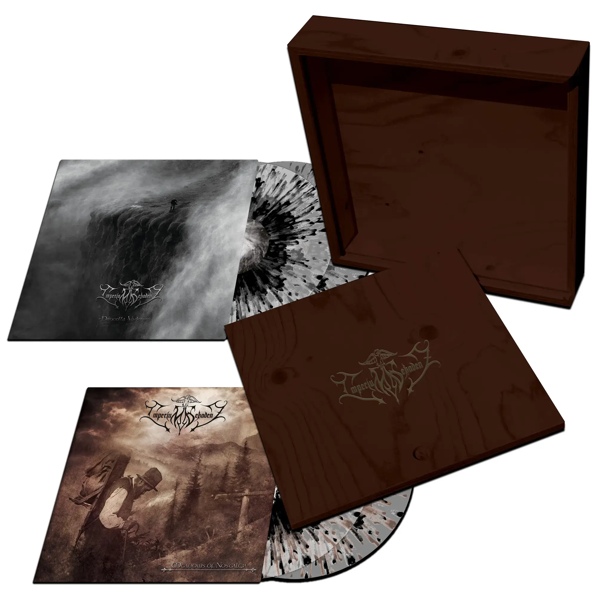 IMPERIUM DEKADENZ - Procella Vadens / Meadows Of Nostalgia · WOODEN LP BOX (Black Metal Vinyl)