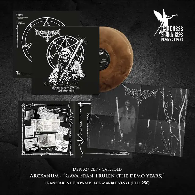 ARCKANUM - Gava Fran Trulen (The Demo Years) · BROWN/BLACK 2LP · Bild 2 ARCKANUM - Gava Fran Trulen (The Demo Years) · BROWN/BLACK 2LP (Black Metal Vinyl) · Bild 2