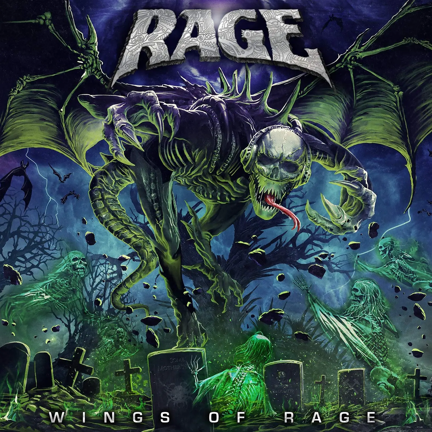 RAGE · Wings Of Rage | BLACK DLP · Bild 1 RAGE · Wings Of Rage | BLACK DLP (Heavy Metal Vinyl) · Bild 1