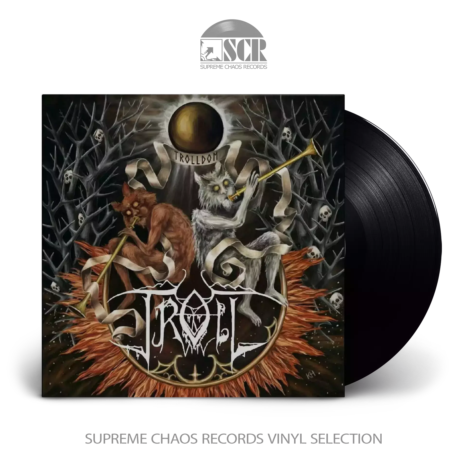 TROLL · Trolldom | BLACK LP (Black Metal Vinyl)