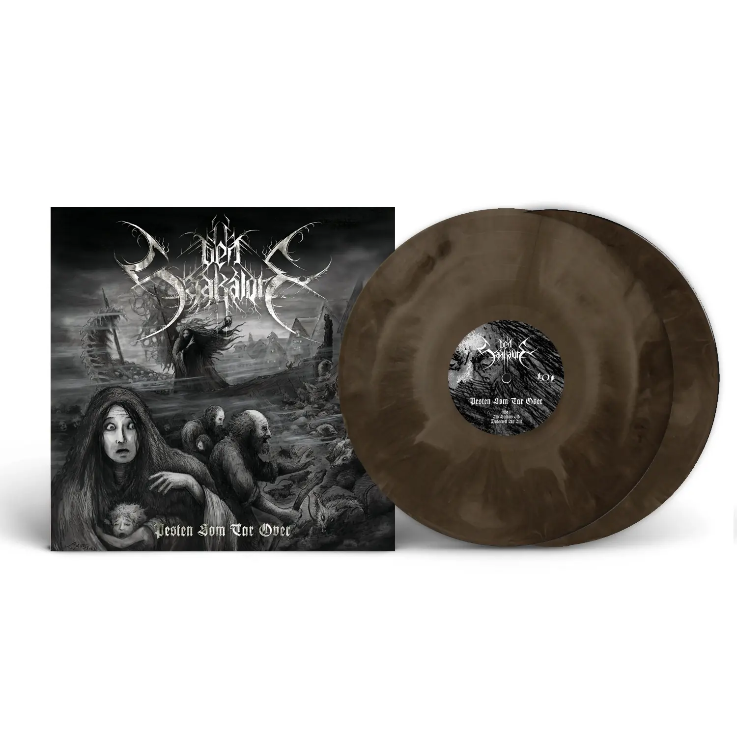 DEN SAAKALDTE - Pesten Som Tar Over · COLOR IN COLOR 2LP DEN SAAKALDTE - Pesten Som Tar Over · COLOR IN COLOR 2LP (Black Metal Vinyl)