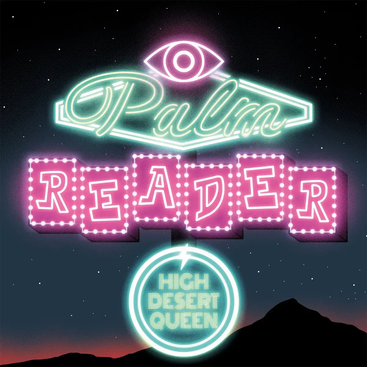 HIGH DESERT QUEEN - Palm Reader · TRANSPARENT GREEN LP (Stoner Rock Vinyl) · Bild 1
