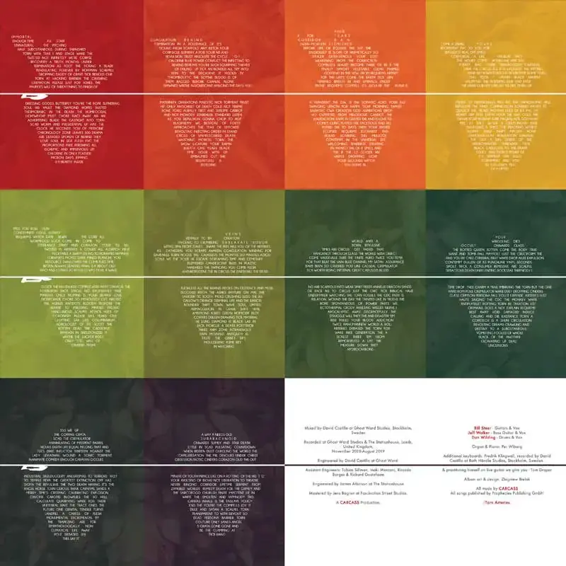 CARCASS · Torn Arteries (Deluxe Pop-Up) | GREEN LP · Bild 3 CARCASS · Torn Arteries (Deluxe Pop-Up) | GREEN LP (Death Metal Vinyl) · Bild 3