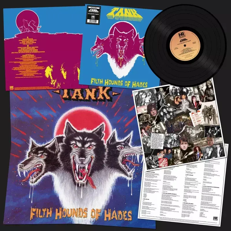 TANK · Filth Hounds of Hades | BLACK LP TANK · Filth Hounds of Hades | BLACK LP (Heavy Metal Vinyl)