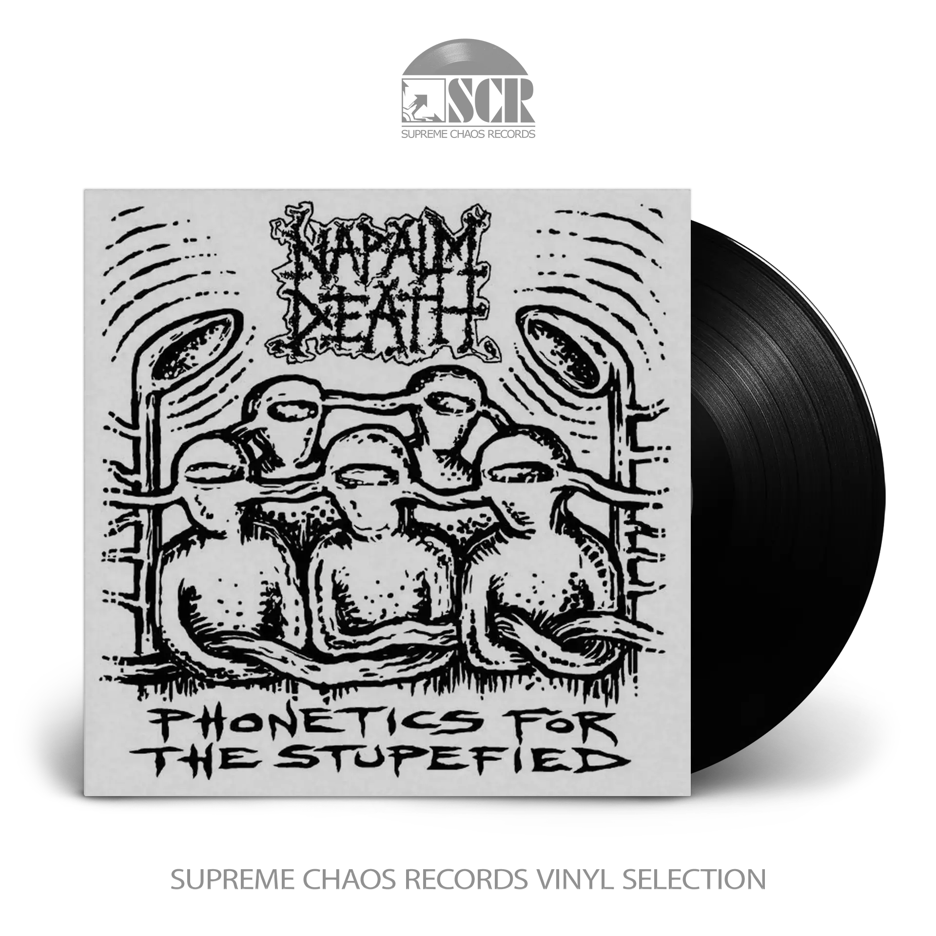 VOÏVOD / NAPALM DEATH - Forever Mountain / Phonetics For The Stupefied · BLACK 7" EP VOÏVOD / NAPALM DEATH - Forever Mountain / Phonetics For The Stupefied · BLACK 7" EP (Thrash Metal/Grindcore Vinyl)