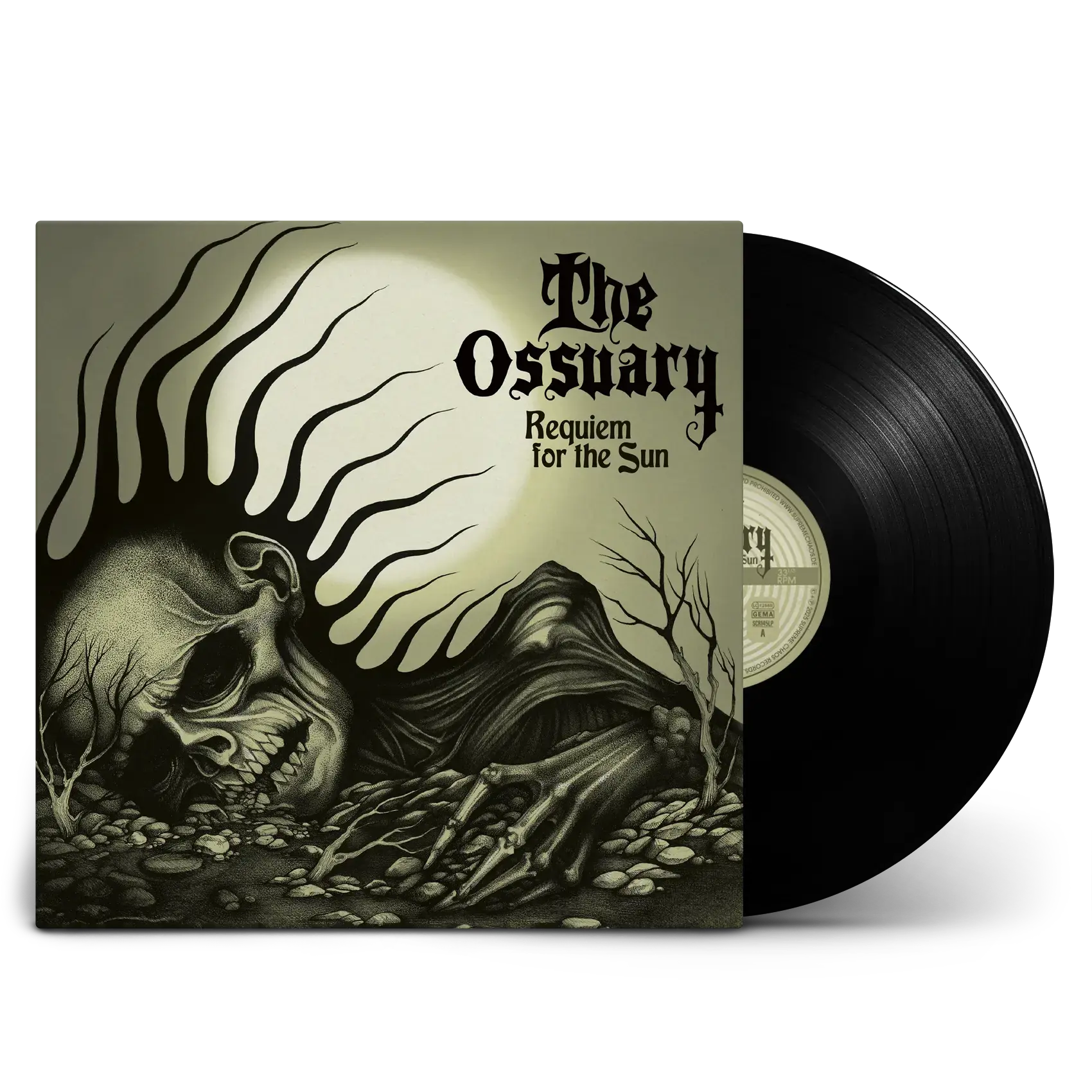 THE OSSUARY - Requiem For The Sun · BLACK LP THE OSSUARY - Requiem For The Sun · BLACK LP (Doom Metal/Doom Rock/Occult Rock Vinyl)