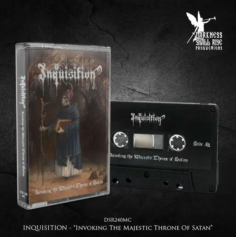 INQUISITION - Invoking The Majestic Throne Of Satan · BLACK TAPE INQUISITION - Invoking The Majestic Throne Of Satan · BLACK TAPE (Black Metal Tapes)