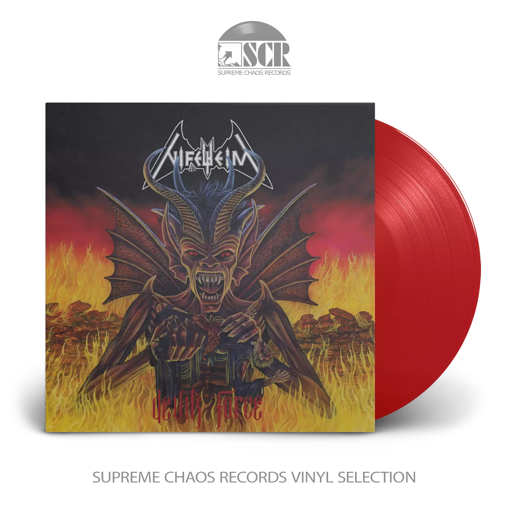 NIFELHEIM · Devil's Force | TRANSPARENT RED LP (Black Metal Vinyl)