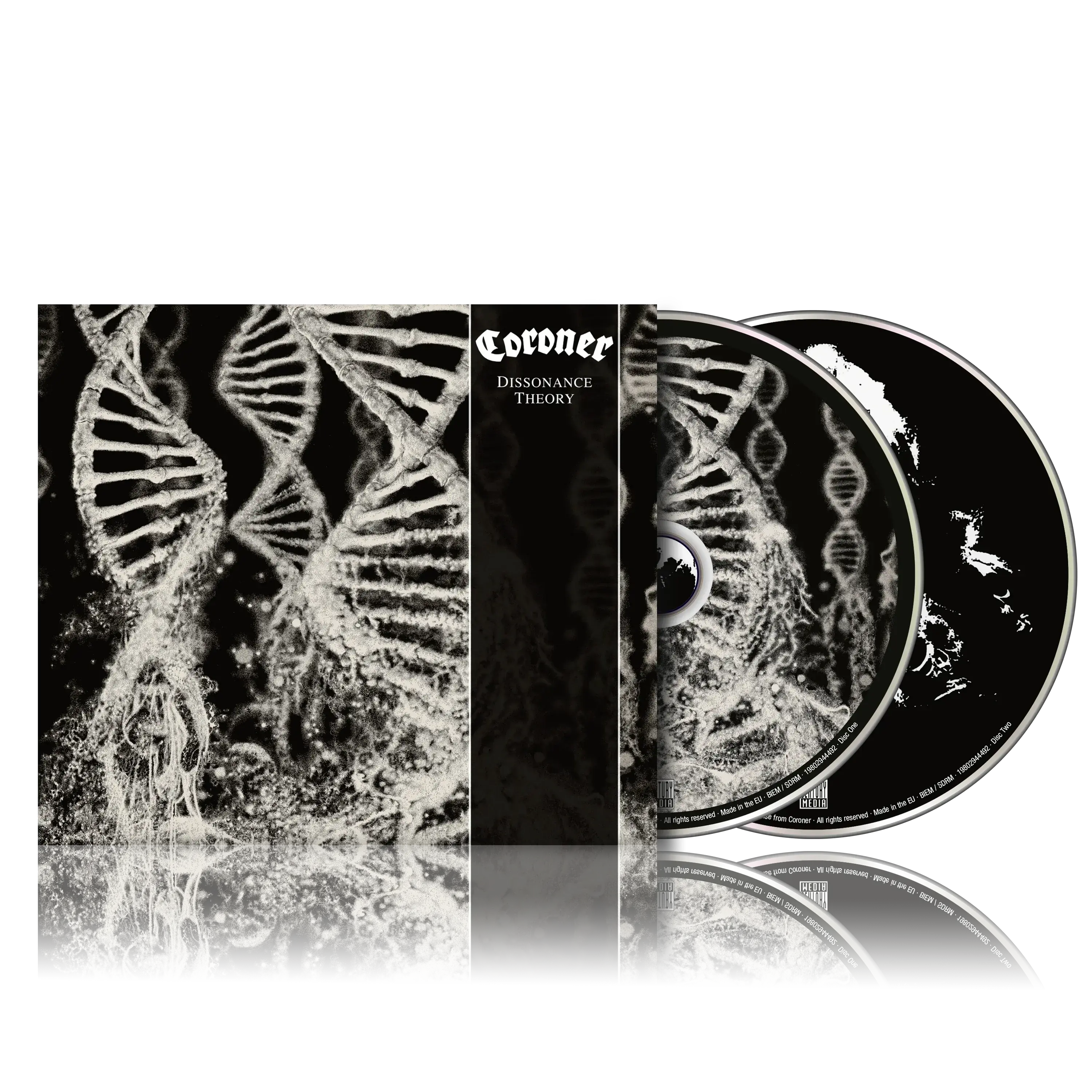 CORONER - Dissonance Theory · 2CD MEDIABOOK · Bild 2 CORONER - Dissonance Theory · 2CD MEDIABOOK (Thrash Metal/Progressive Metal CDs) · Bild 2