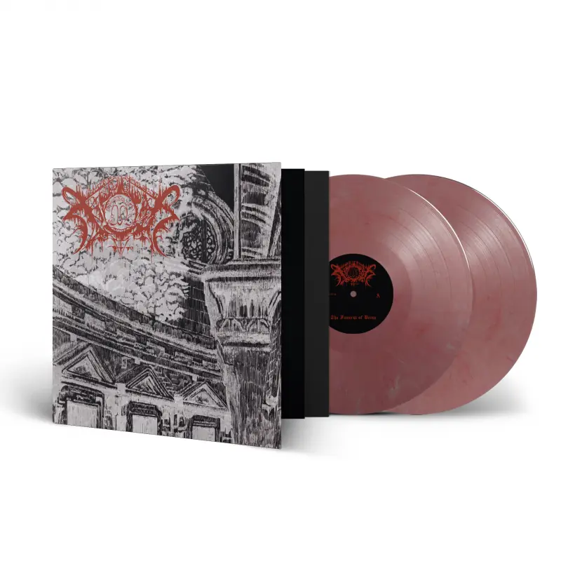 XASTHUR - The Funeral Of Being · SILVER/MAUVE MARBLE 2LP (Black Metal Vinyl)