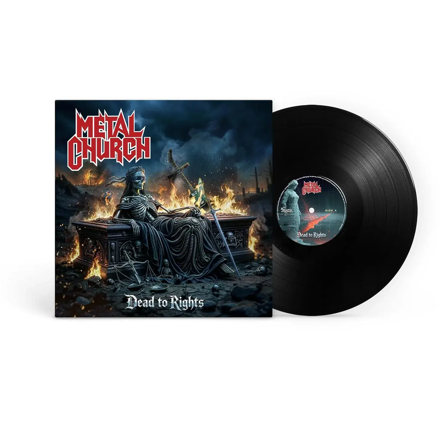 METAL CHURCH · Dead To Rights | BLACK LP (Heavy Metal Vinyl) · Bild 2