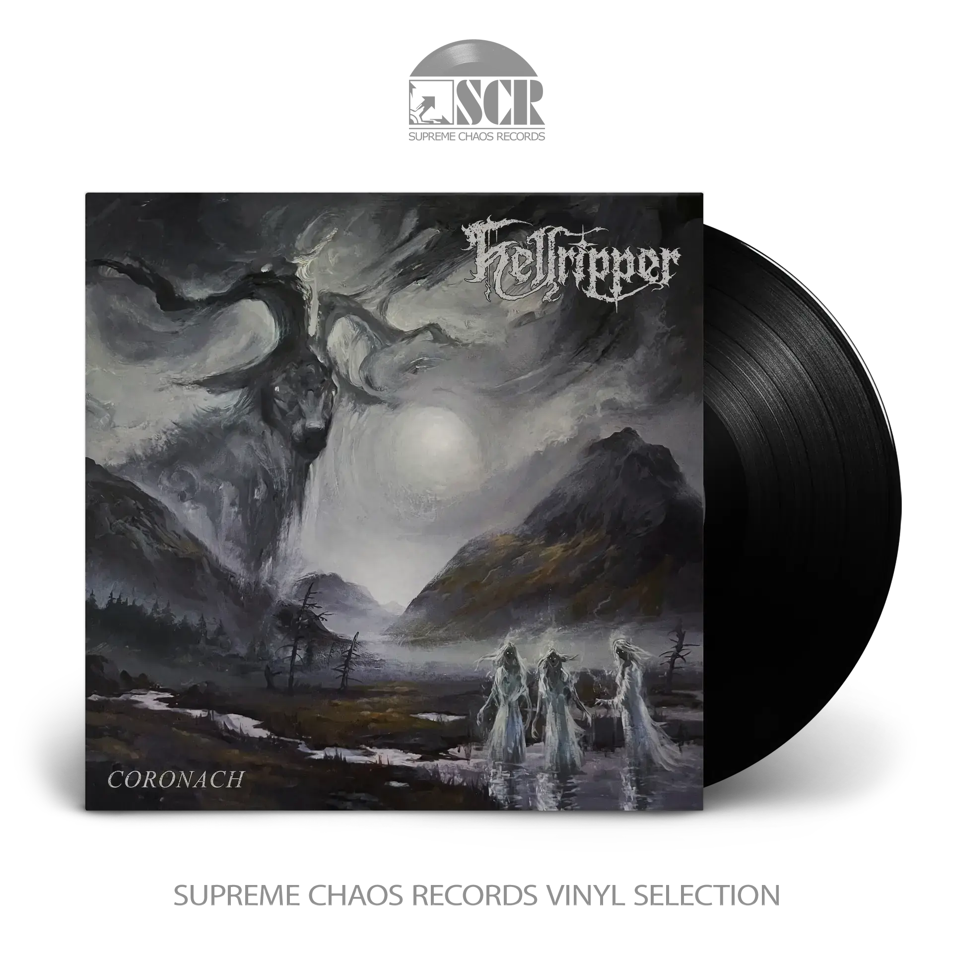 HELLRIPPER · Coronach | BLACK LP (Black Metal/Thrash Metal Vinyl)