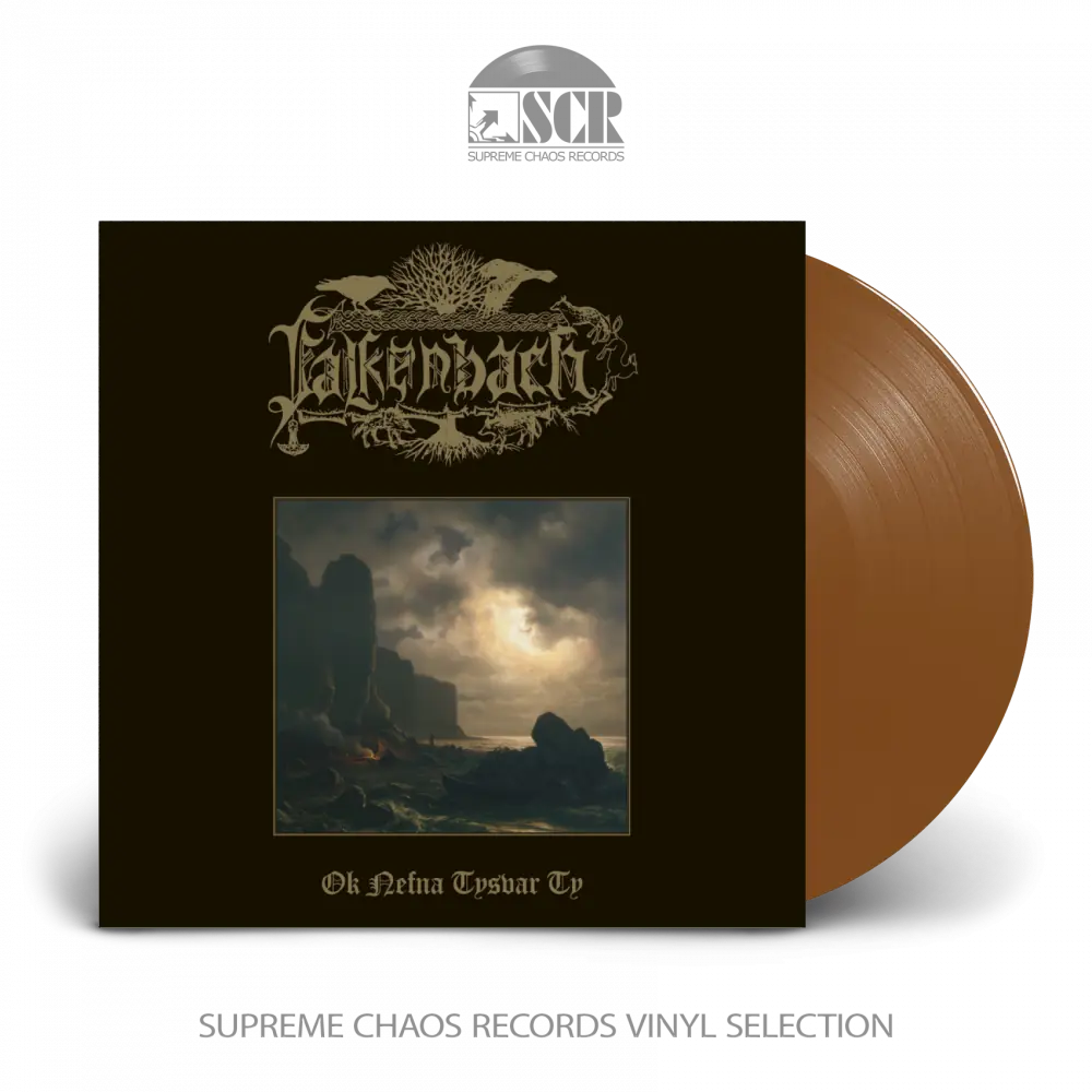 FALKENBACH · Ok nefna tysvar Ty | BROWN LP FALKENBACH · Ok nefna tysvar Ty | BROWN LP (Black Metal/Folk Vinyl)